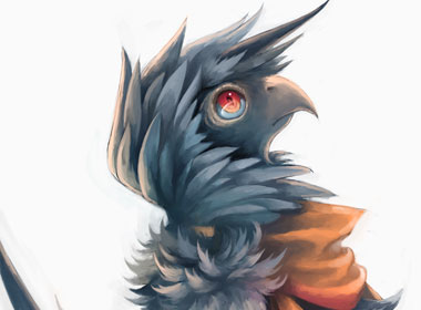 Avian Paint Sketch